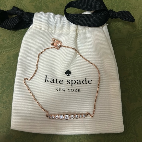 SOLD - Kate Spade Rose Gold Full Circle Slider Bracelet - Picture 2 of 4